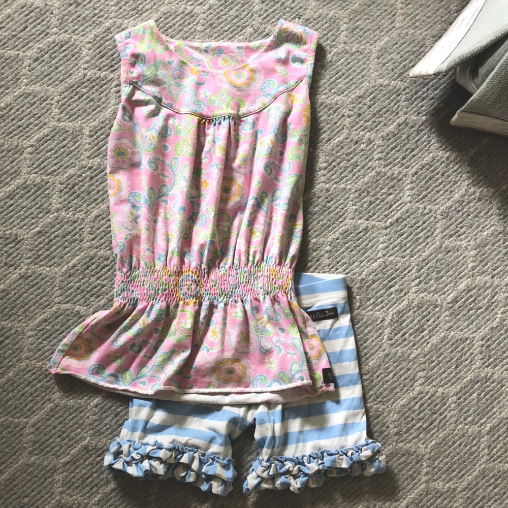 Matilda Jane top and shortie set size 6